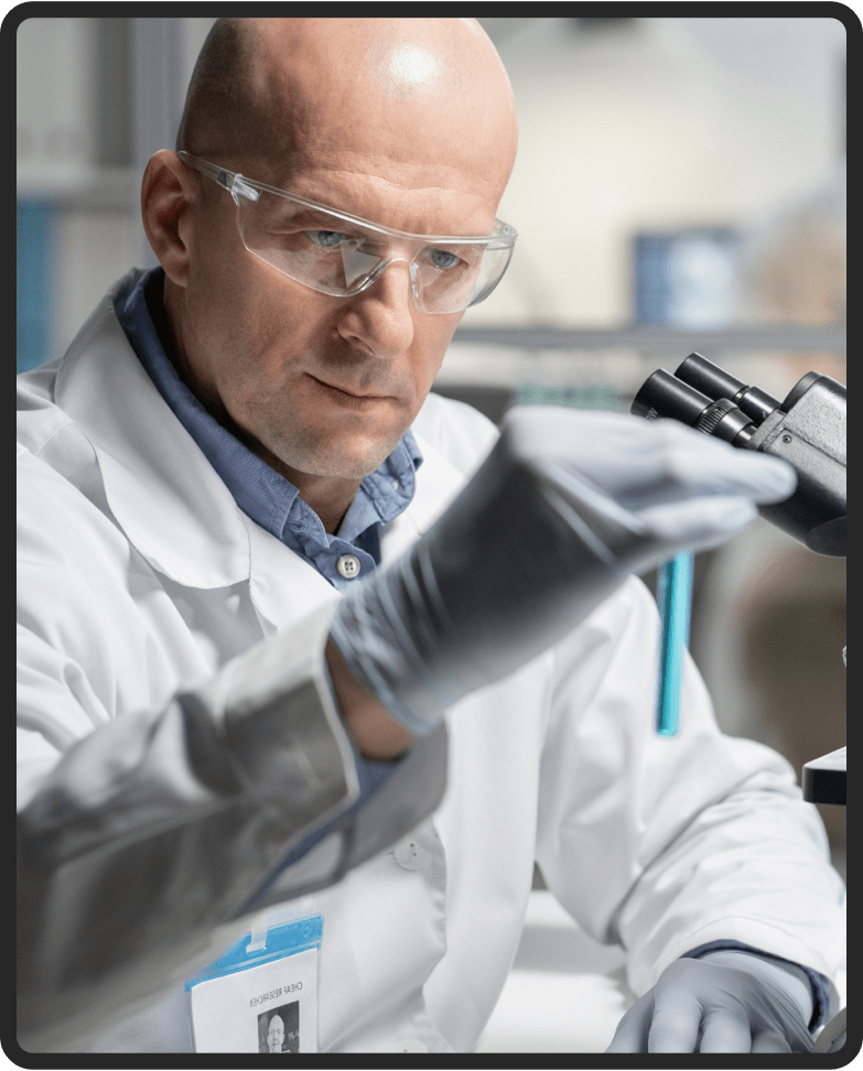 Scientist in laboratory